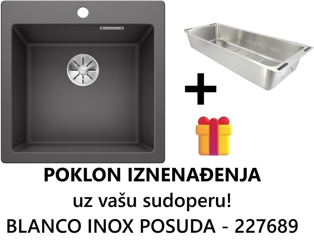 BLANCO PLEON 5 STENA SIVA 515x510/220 mm 