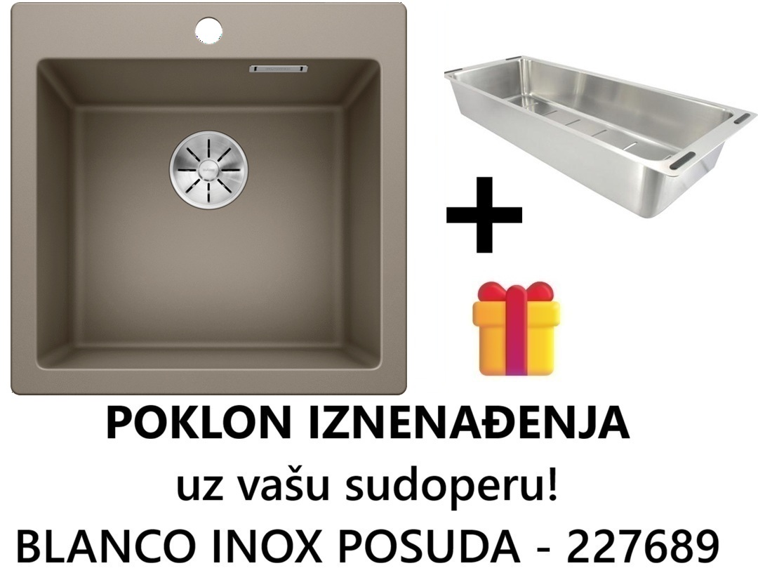 BLANCO PLEON 5 TARTUF 515x510/220 mm 