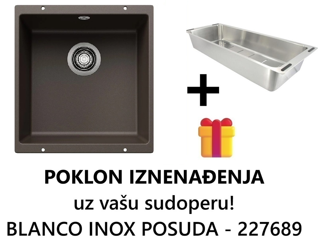 BLANCO ROTAN 400-U 400x400/190mm KAFA