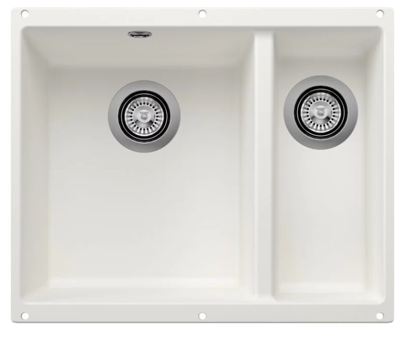 BLANCO SUDOPERA ROTAN 340/160-U BELA 550x450/190/130 mm 523078